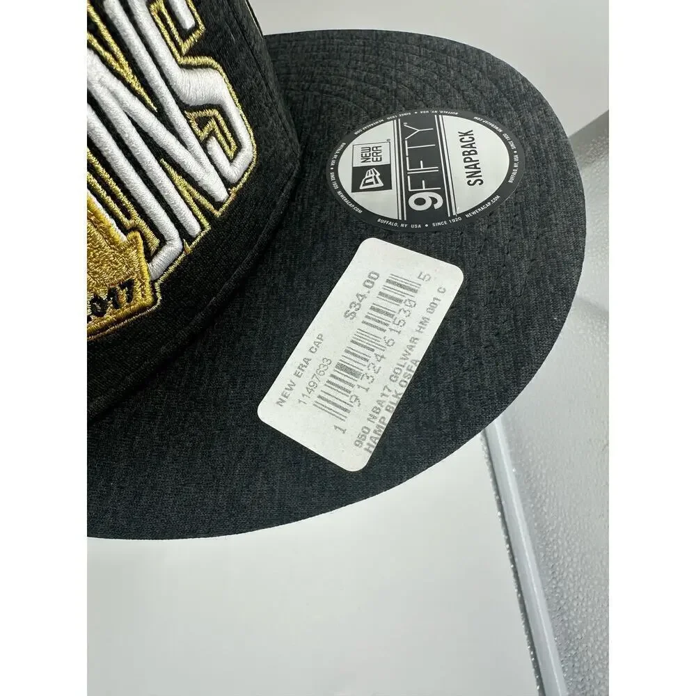 Golden State Warriors 9-FIFTY 2017 NBA Finals Champions New Era Hat Cap Logo 950